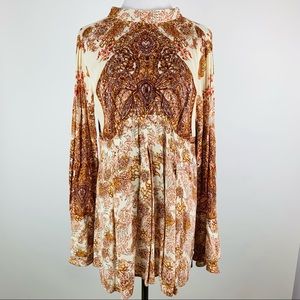 Free People Open Back Mini Dress Small
